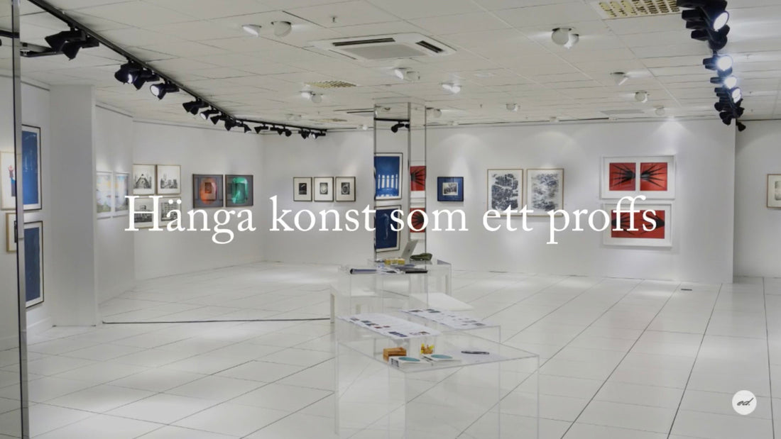 Lektion 1: Lär dig hitta rätt höjd när du kombinerar flera konstverk