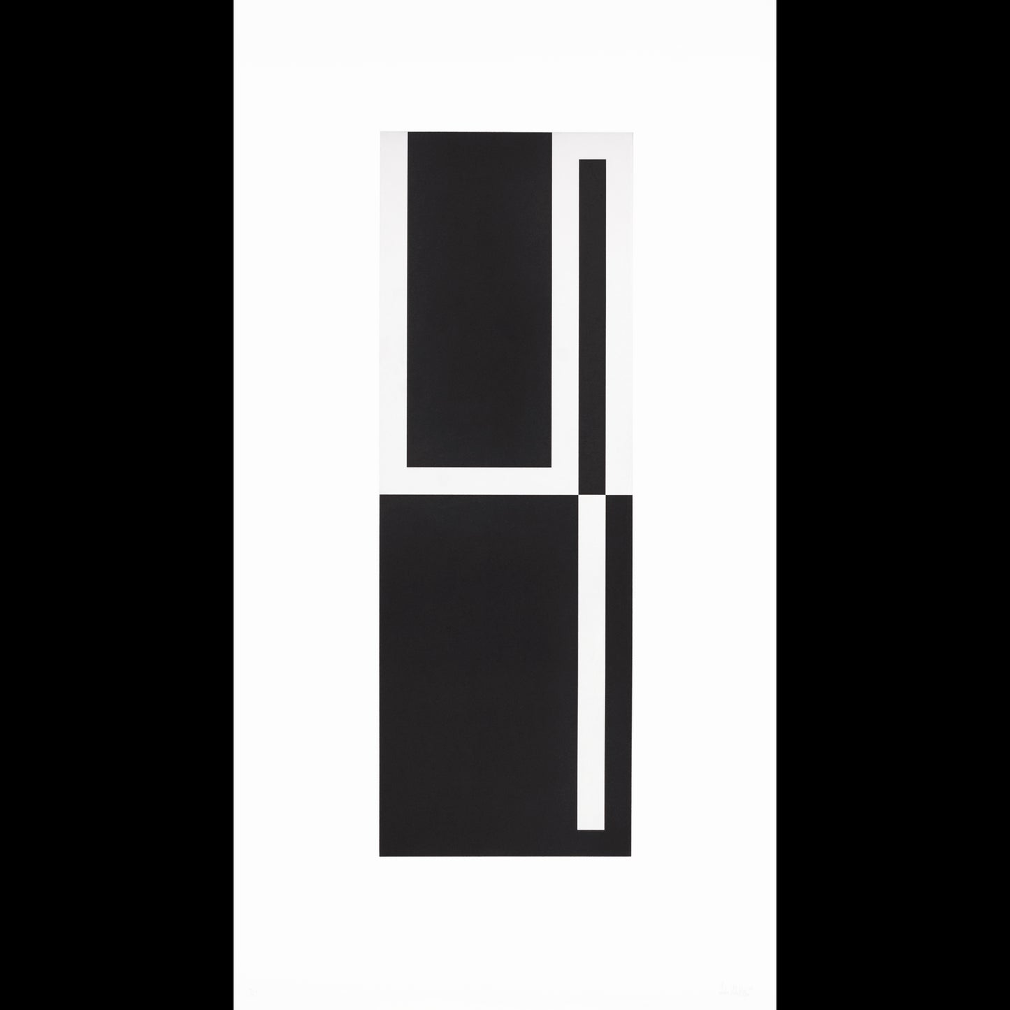Rektangel position A (svart/vit)