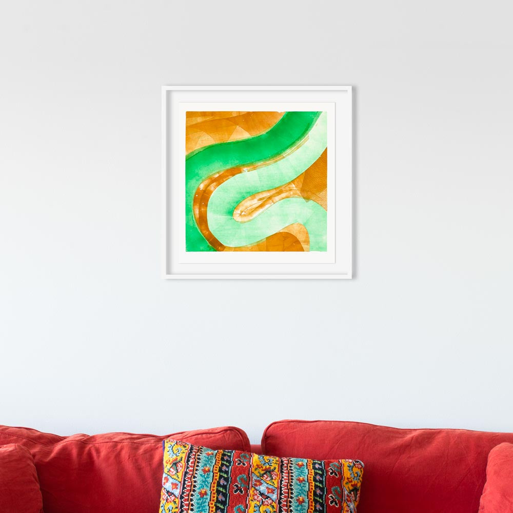 Green Fat Snake I