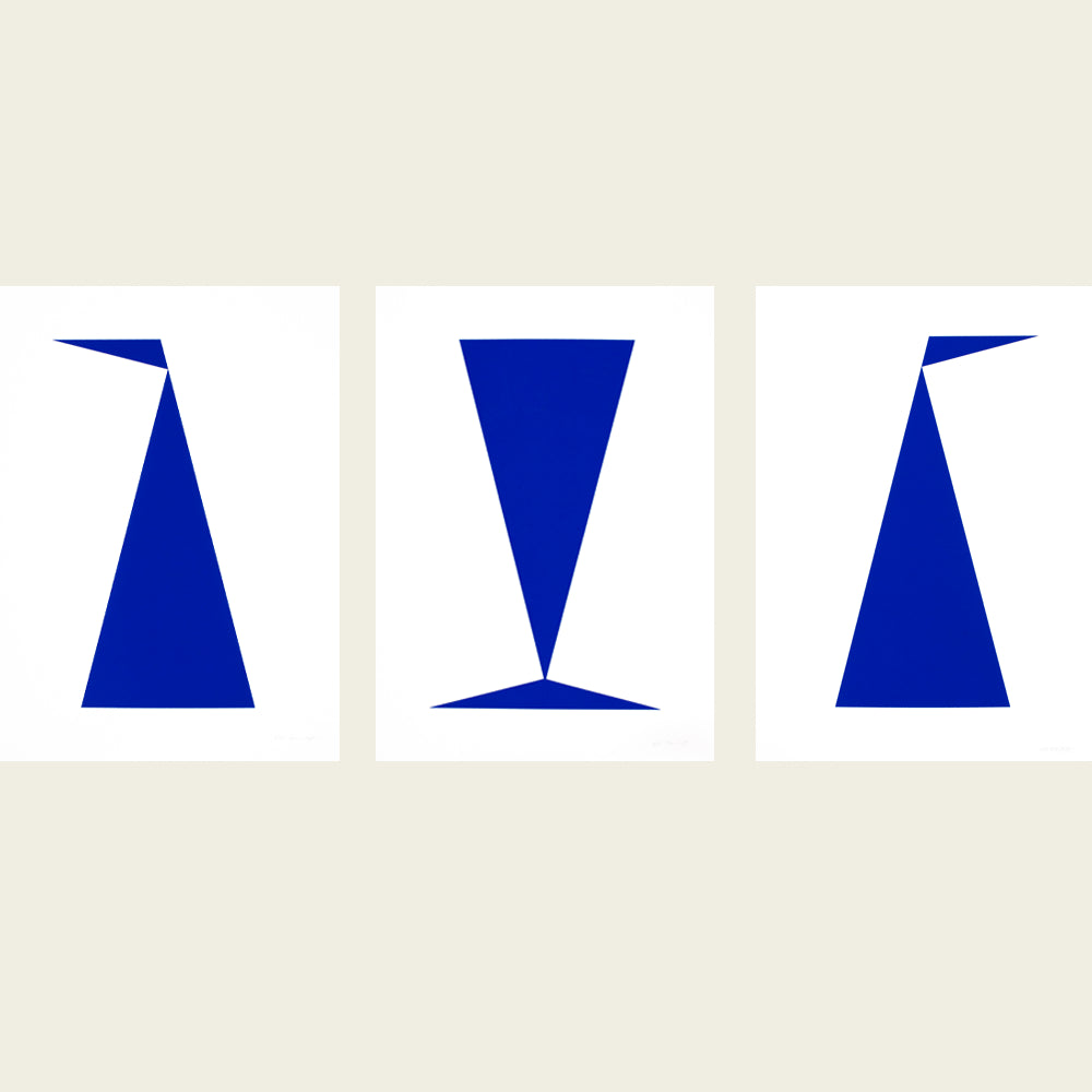 Blue series - triptyk