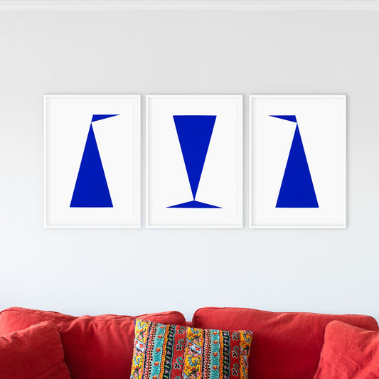 Blue series - triptyk