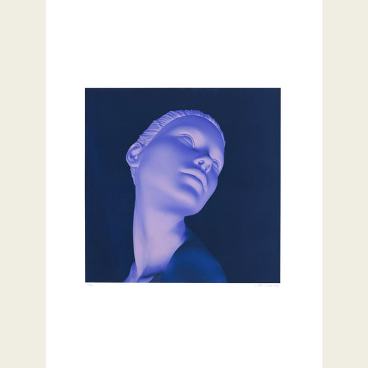 The Goddess Side Glance (blue)