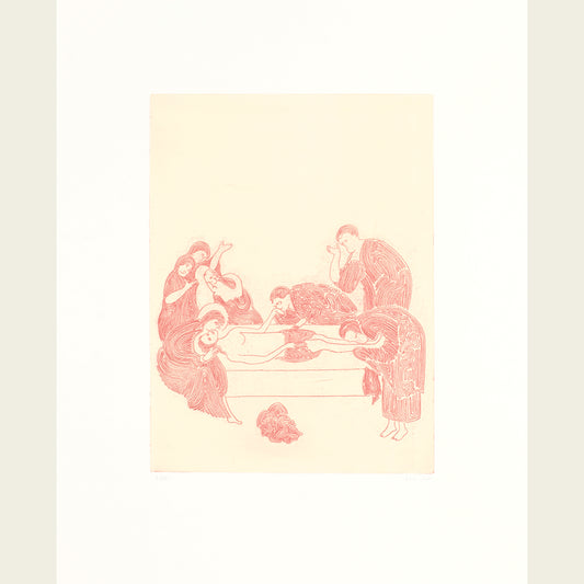 In Dialogue with Andrei Rublev IV, Deposition to tomb