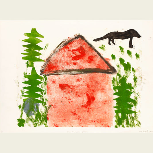 Det röda huset i skogen