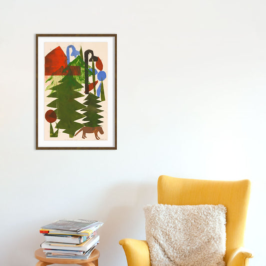 Det röda huset i skogen