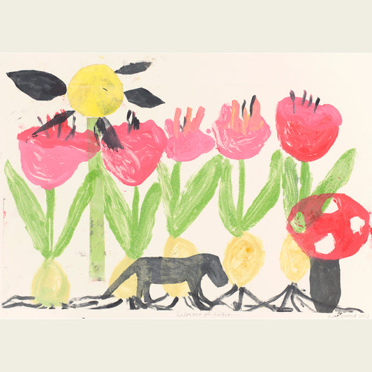 Tulpaner på fältet