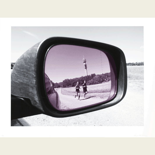 Objects in mirror are closer than they appear (Kaknästornet)