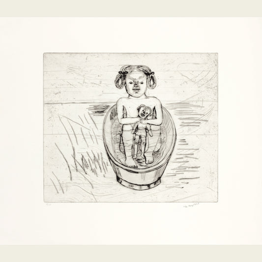 Flicka, mammadocka i balja