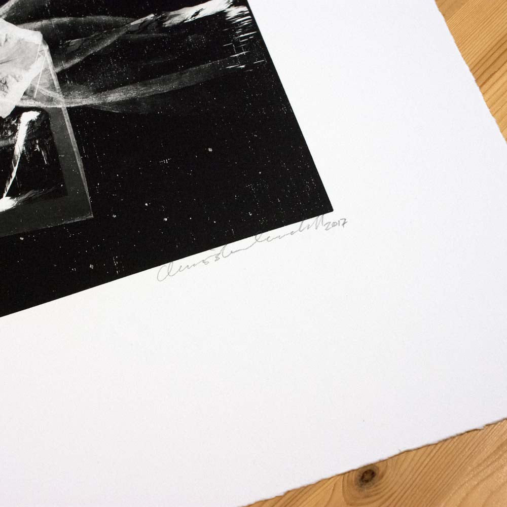 Paul Adolf Seehaus, Leuchtturm mit rotierendem Strahl oil on canvas, 1913... - i grå ram