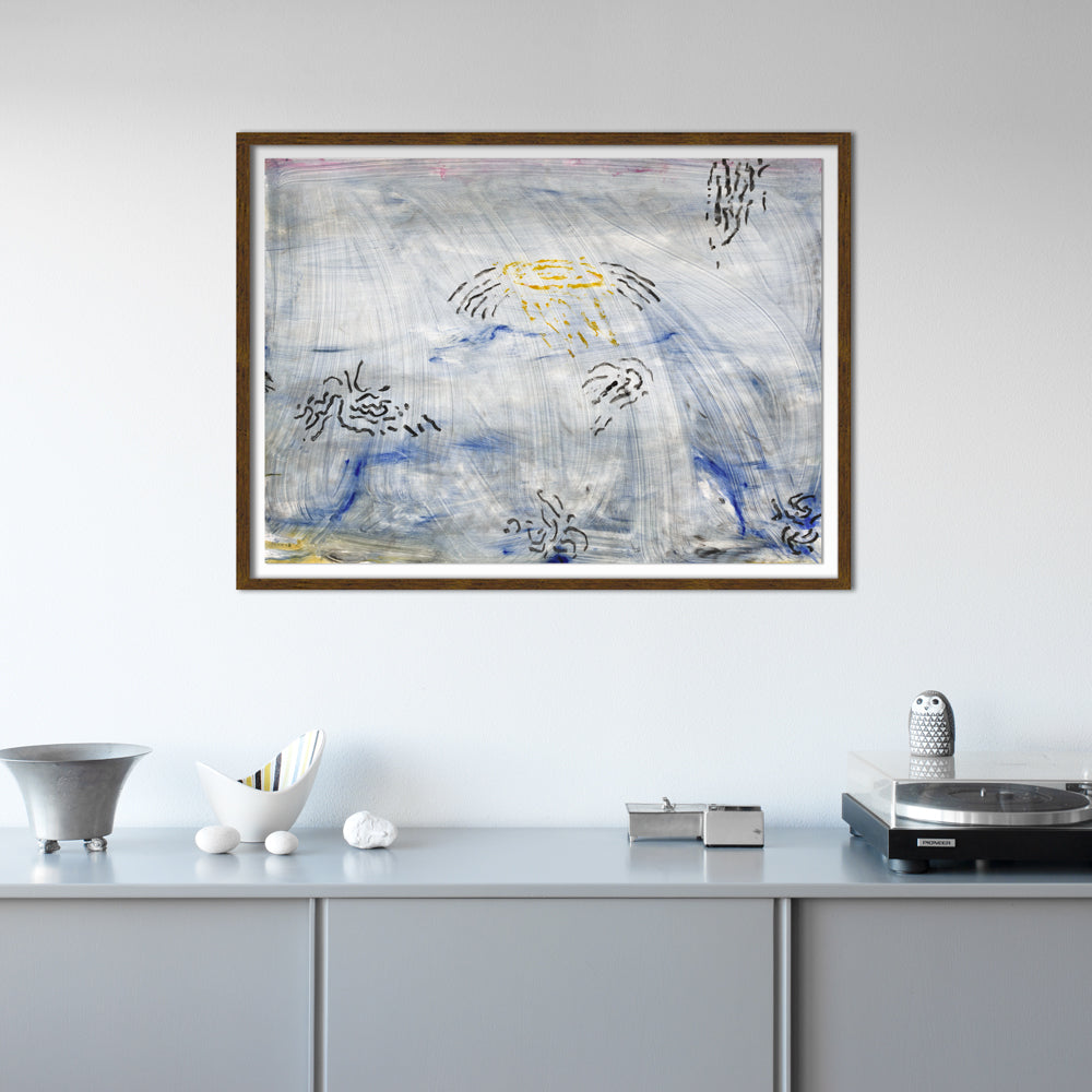 Drawings descending from sky II
