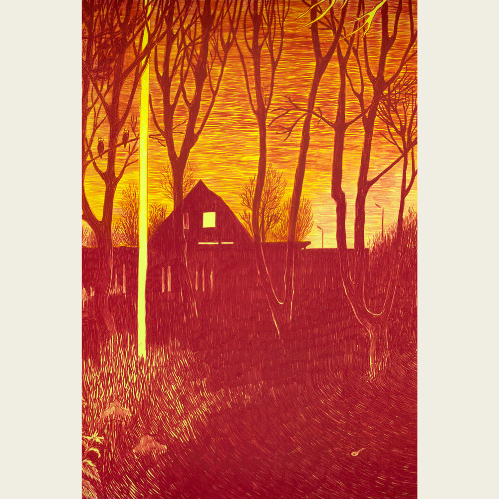 House at dawn