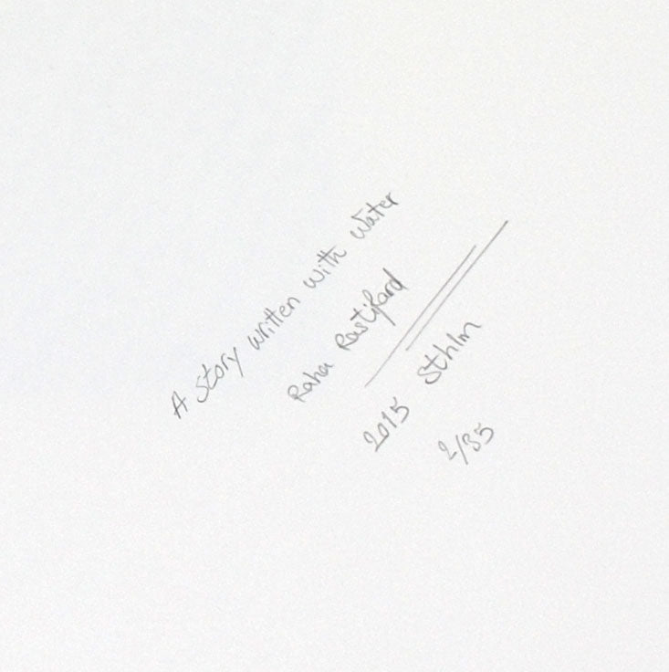 A Story Written with Water (red)