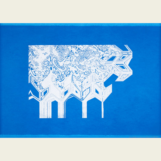 The Cadence of a Pattern (blue)