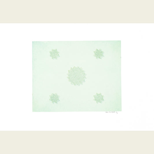 Utan titel (grön med dubbla stjärnor)