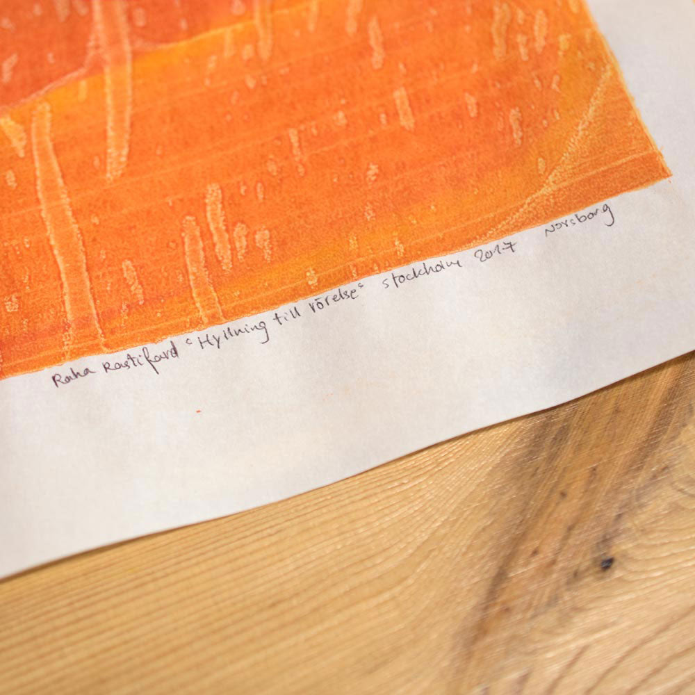 Hyllning till rörelsen I (orange)