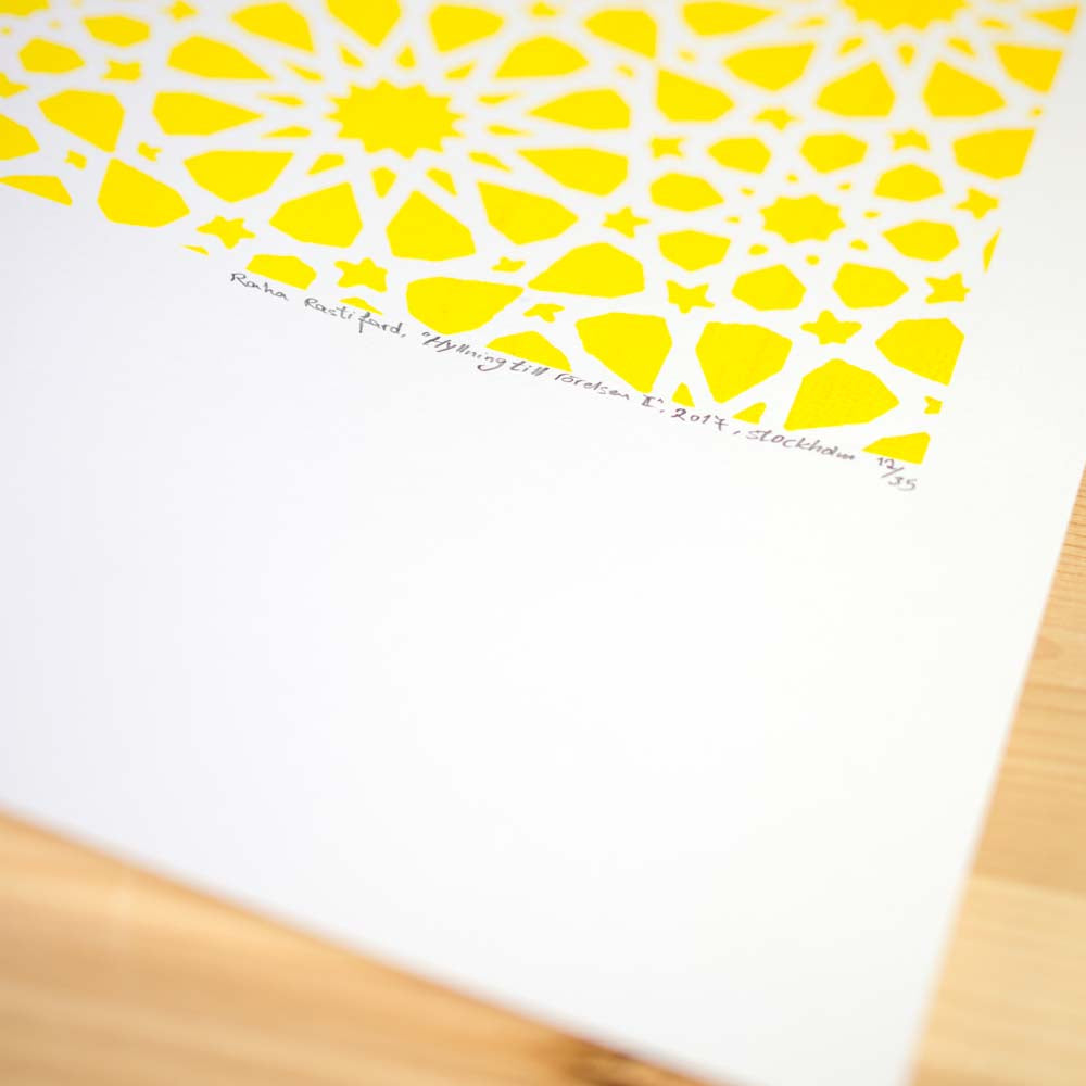 Hyllning till rörelsen II (gul)