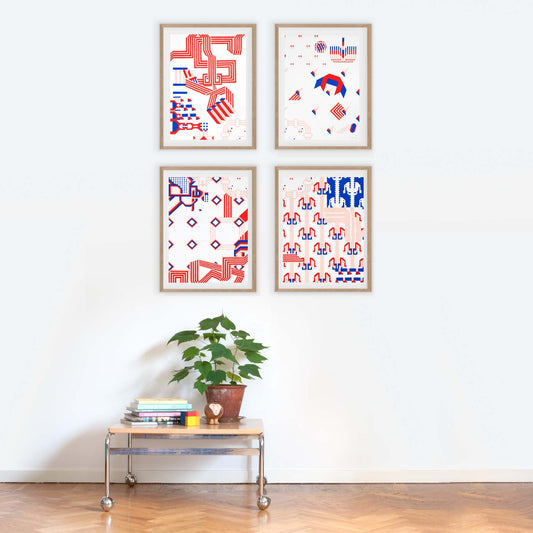 Sakerna, svängrummet I-IV