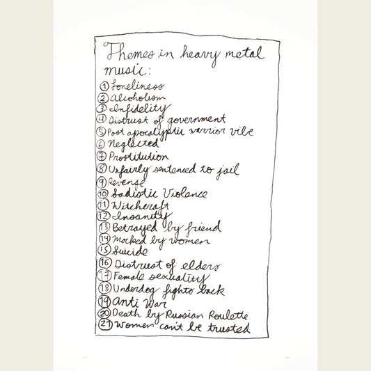 Themes in Heavy Metal Music