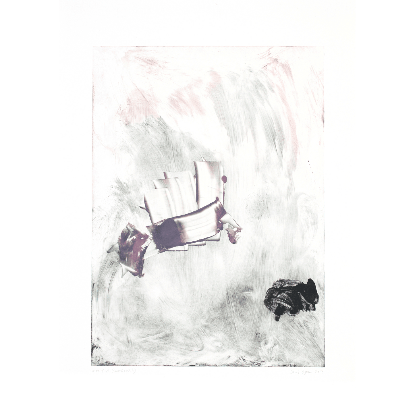 Utan titel (svart och rosa V)