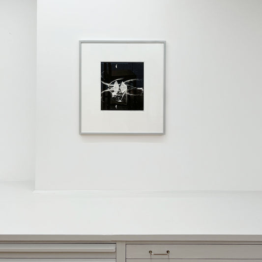 Paul Adolf Seehaus, Leuchtturm mit rotierendem Strahl oil on canvas, 1913... - i grå ram