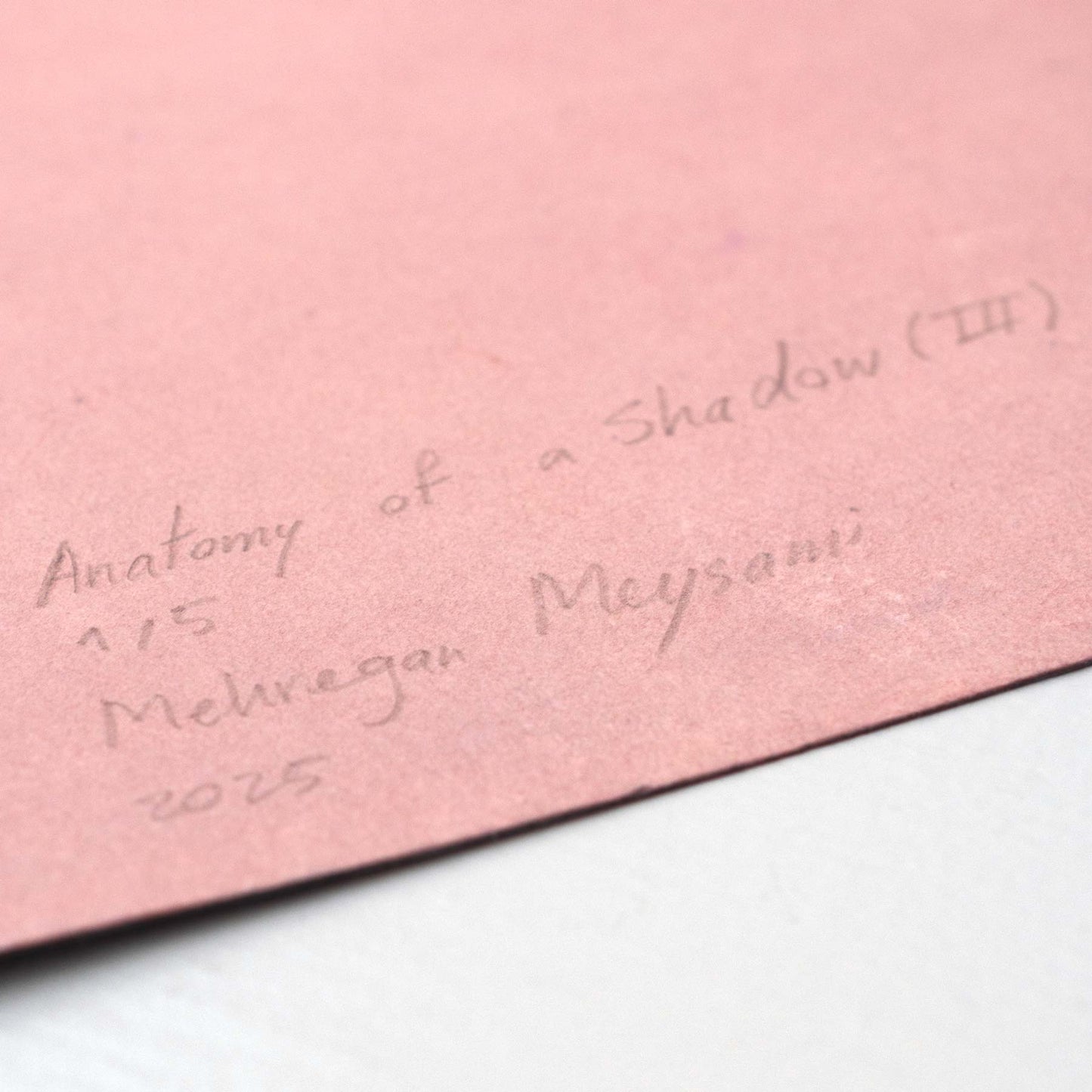 Anatomy of a shadow (III)