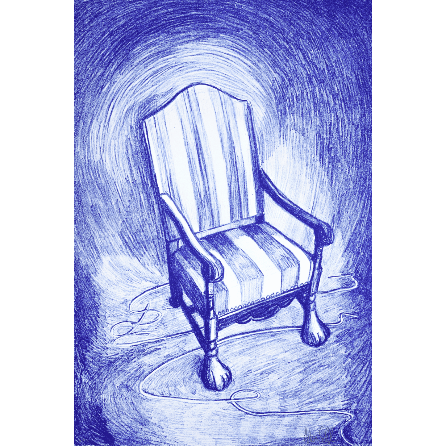 Dream Within a Dream (Chair, Blue)