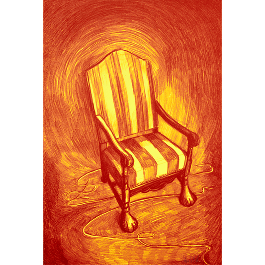 Dream Within a Dream (Chair, Red and Yellow)