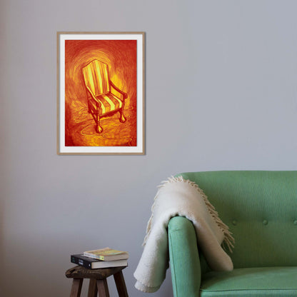 Dream Within a Dream (Chair, Red and Yellow)