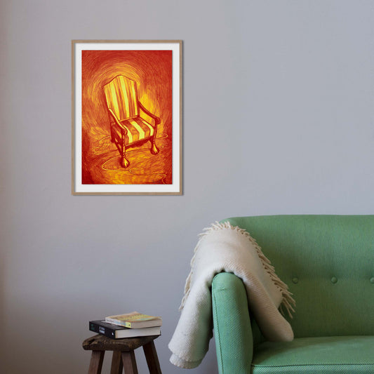 Dream Within a Dream (Chair, Red and Yellow)