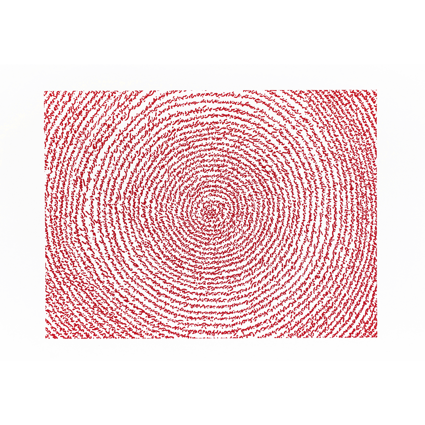 A Story Written with Water (red)