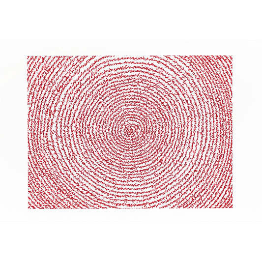 A Story Written with Water (red)