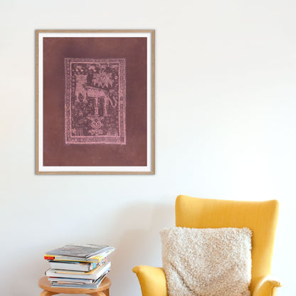 Persian Vintage - Leo (röd/brun)