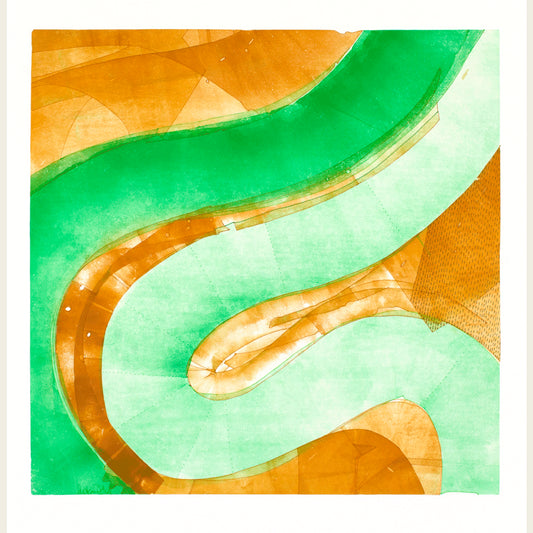 Green Fat Snake I