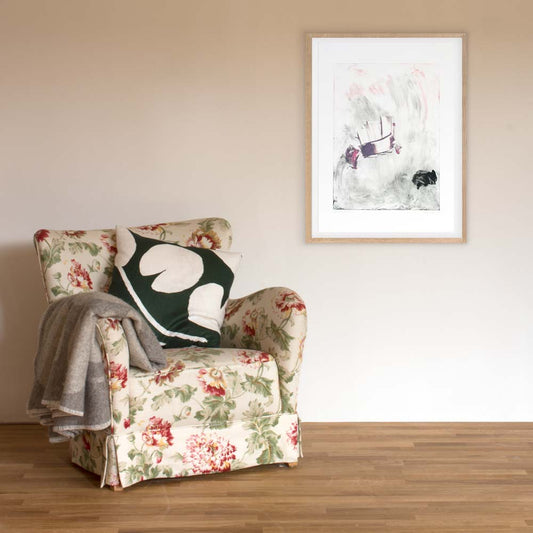 Utan titel (svart och rosa V)