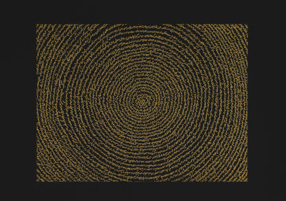 A Story Written with Water (black/gold)