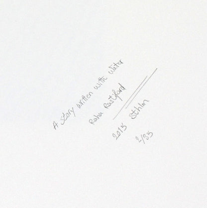 A Story Written with Water (red)