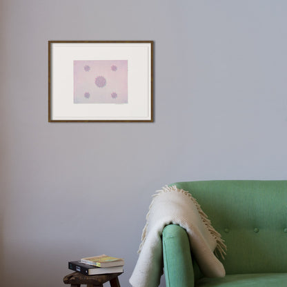 Utan titel (rosa och blå med dubbla stjärnor)