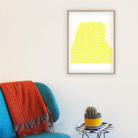 Hyllning till rörelsen II (gul)