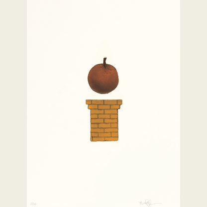 Levitating apple