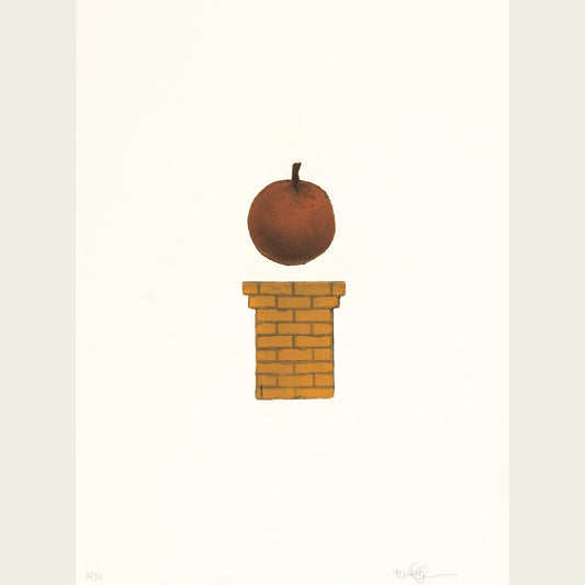 Levitating apple