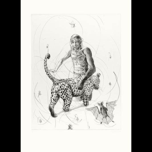 Varnande leopard